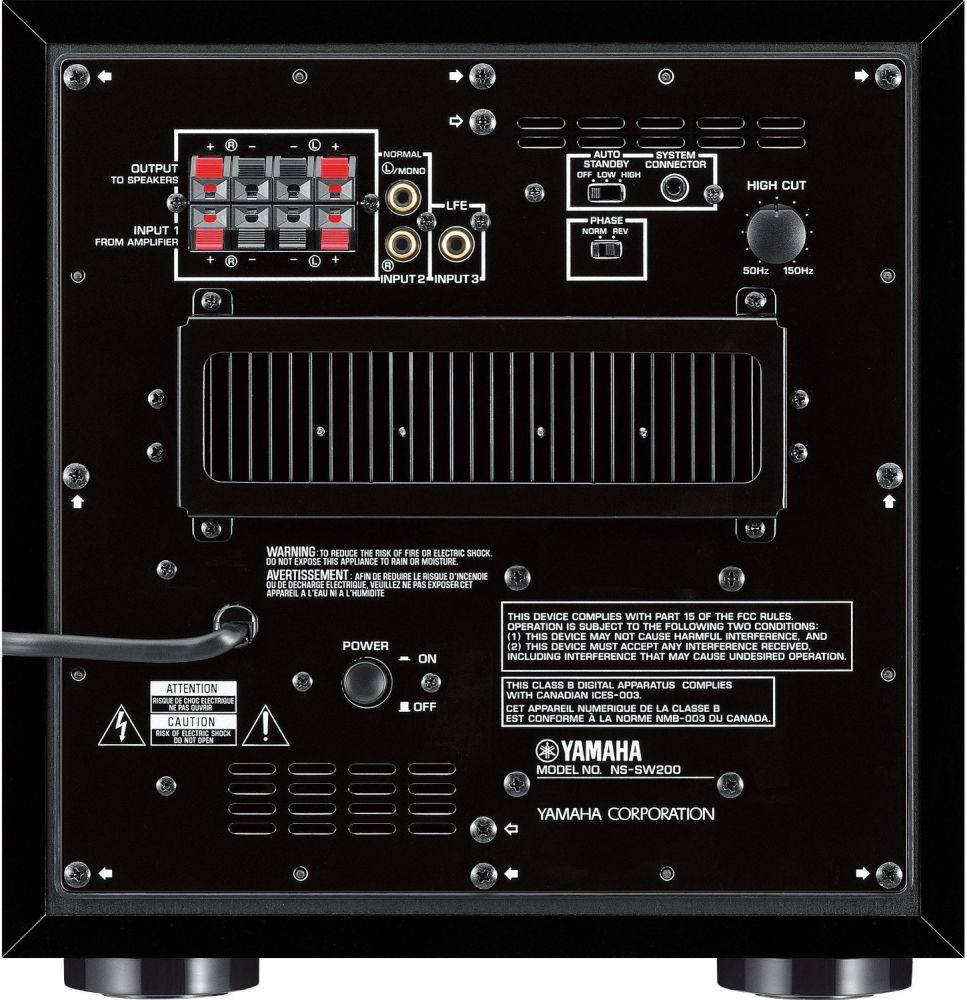 Yamaha NS-SW300 II Black Yamaha Сабвуферы 25 284 грн