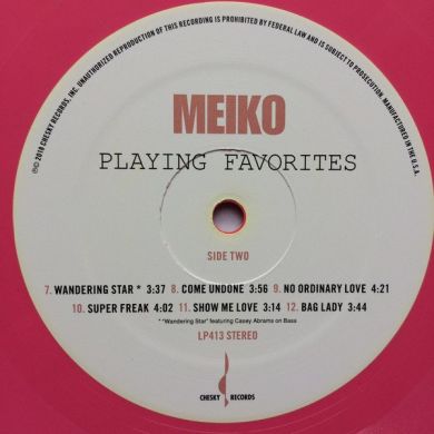Виниловый диск Meiko: Playing Favorites