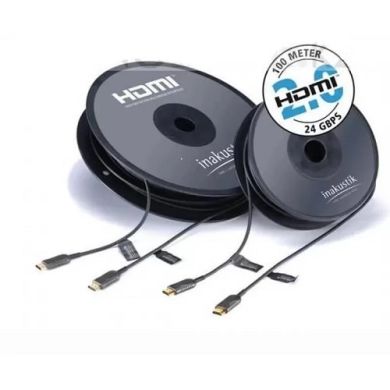 Inakustik Profi HDMI2.0 LWL 124Gbps gepanzert 15.0m