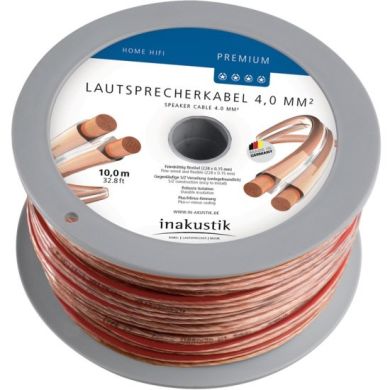 Inakustik Premium LS-Kabel 2 x 4,0 mm² mini spools 10m